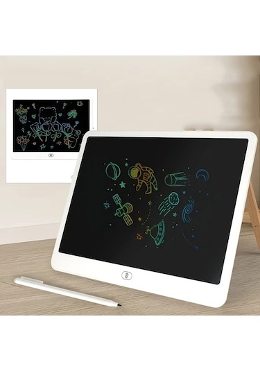 Trendooze 11 İnç Beyaz Lcd Yazı Çizim Tableti Çocuklar İçin Eğitici Oyuncak Gaojunshop01 Beyaz