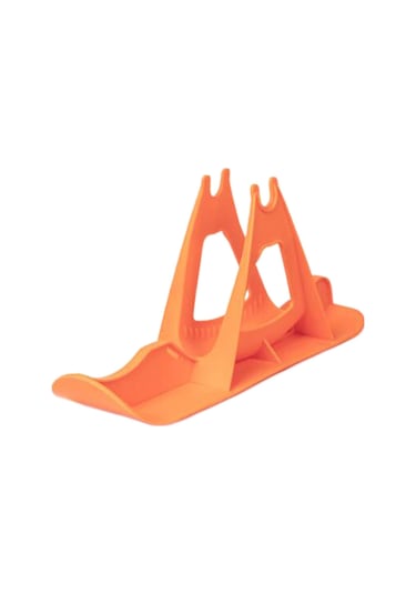 Suntek Kış Kar Kızağı Bisiklet Kayak Kızak Spor Turuncu