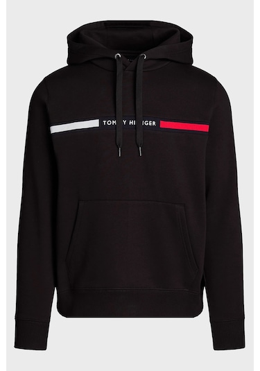 Tommy Hilfiger Erkek Sweat Mw0mw37361 Bds Siyah Siyah
