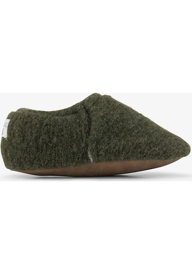 Recycled Woo Wooly Yünlü Haki Barefoot Patik-haki Haki