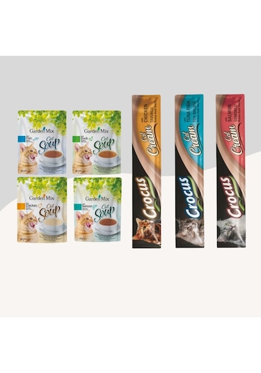4lü Kedi Çorbası + 3lü Krema Ödül