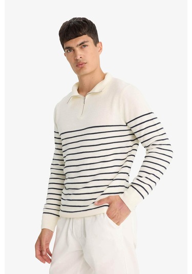 Defacto Ekru Erkek Kazak F1522ax/er140 Ekru