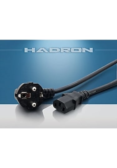Hadron Hdx5533 Yonca 0.75mm Plastik Güç Kablosu - Siyah