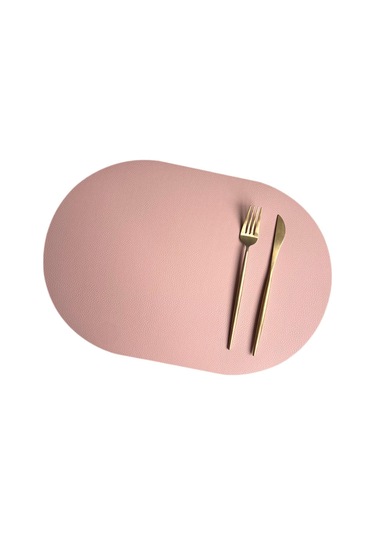 Suntek Yemek Masası Placemat Süs Kaymaz Coaster Ev Masa Pembe Diğer