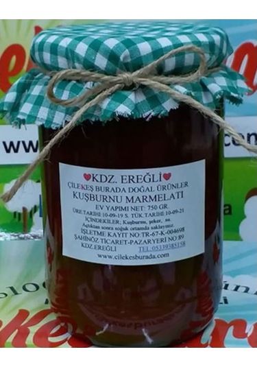 Çilekeş Burada Doğal Ürünler Kuşburnu Marmelatı 750 G