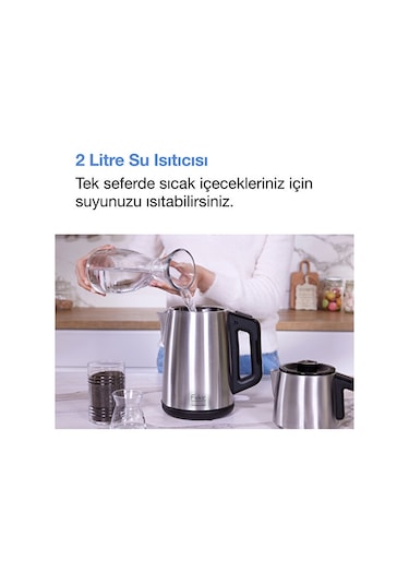 Fakir Chailand Maxi XXL 2 L Çelik Çay Makinesi