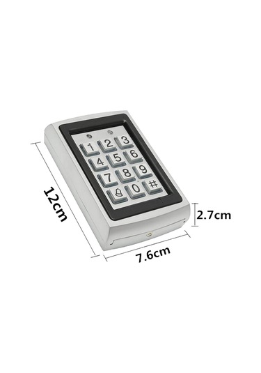 Metal Şifreli Proximity Kart Okuyucu Kilit - BG0330