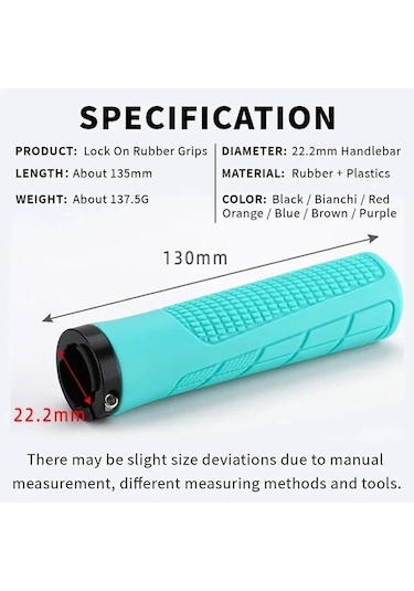 Sarissa Pvc Elcik Ergonomik Destekli Yapı Kaymaz Tasarım Vidalı Bisiklet Elciği Kahverengi Kahverengi