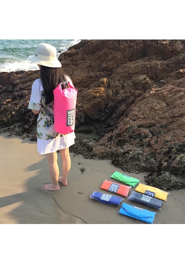 Outdoor Su Geçirmez Pvc Sırt Çantası 39 x 69 Cm 3