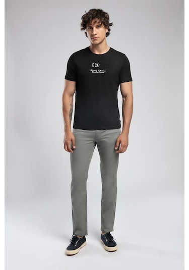 Lee Cooper Jagger Normal Bel Dar Kesim Düz Paça Gri Erkek Pantolon-19664 Gri