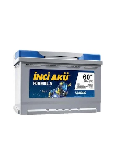 İnci̇ 12V 60 Amper 540A En Akü