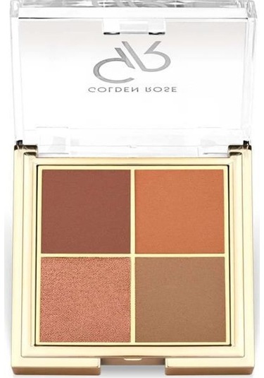 Golden Rose Quattro Eyeshadow Palette 05 Red Brick Göz Far Paleti