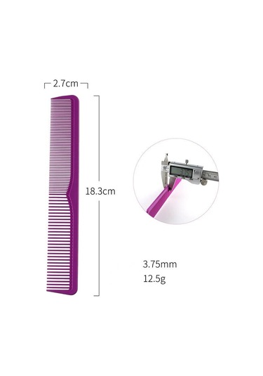 Profesyonel Saç Kesme Tarağı Anti-statik Düz Kafa Kesici Ince Diş Tarak Saç Kesimi Fırçası Salon Araçları Berber Saç Aksesuarları