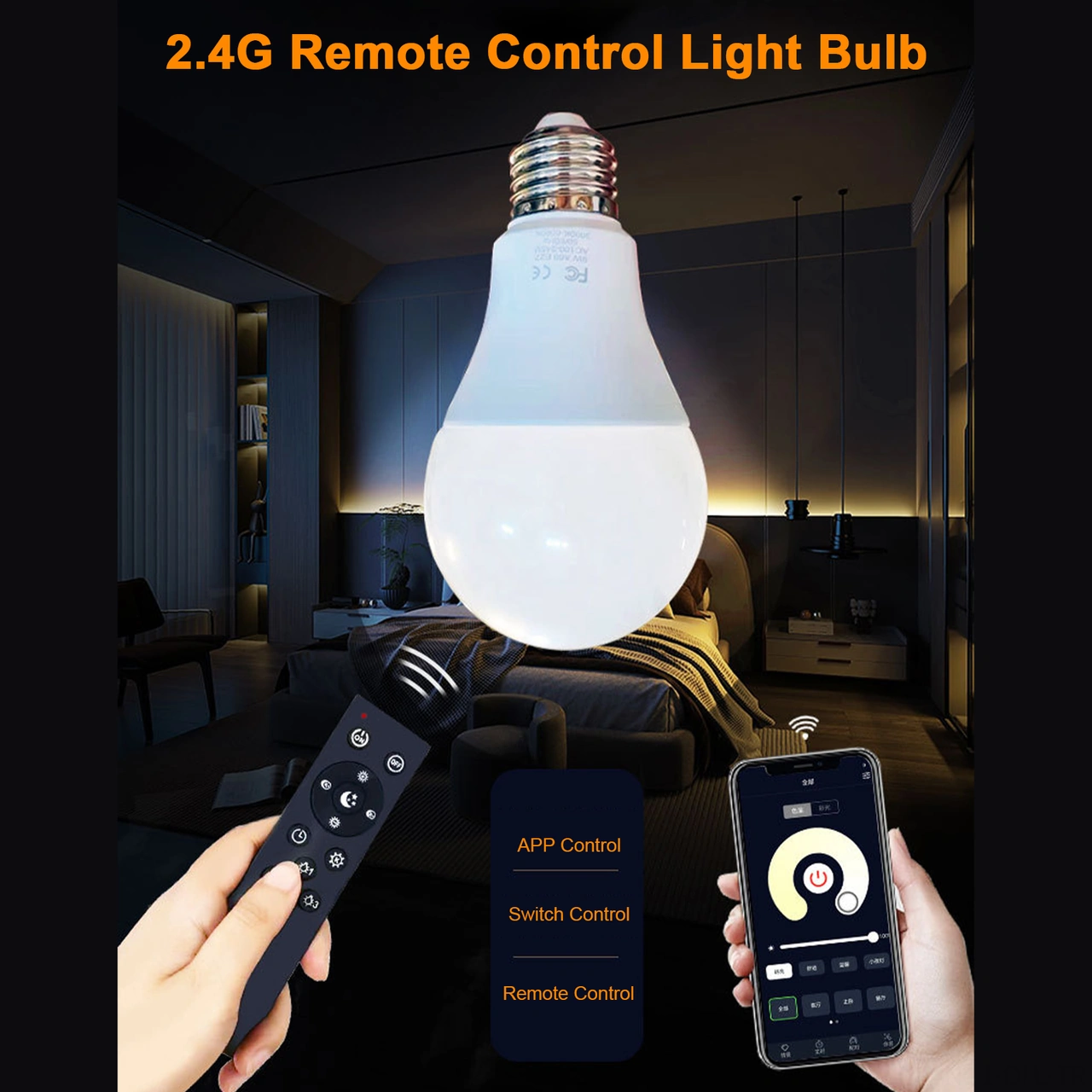 Dofolink E27 Uçlu Akıllı Led Ampul 12w - İkili Renk, Sürekli Parlaklık Ve Renk Ayarlama, Tek Grup Kumanda İle Kontrol Diğer