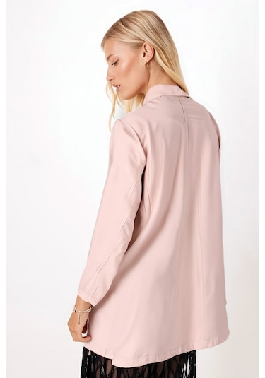 Armonika Kadın Vizon Cepli Oversize Ceket Arm-26k001005