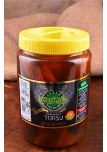 Zavrak Çubuk Turşuları Patlıcan Dolma Turşusu 1 L