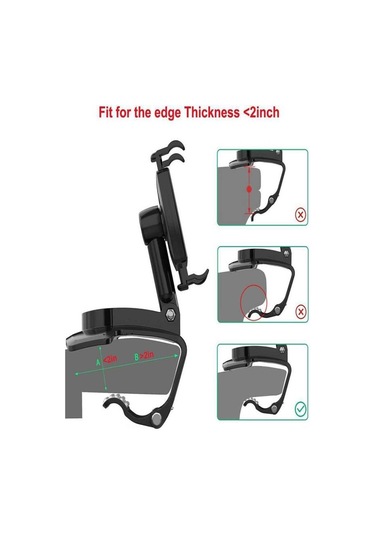 Springsun Araç İçin 360 Derece Dönebilen Evrensel 3-7 İnç Ekranlı Telefon Tutucu Diğer