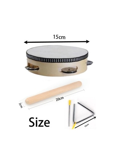 Suntek 10 Adet Montessori Perküsyon Müzik Aletleri El Göz