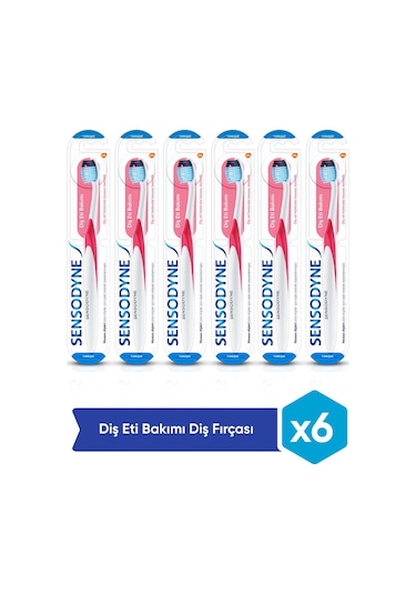 Sensodyne Diş Eti Bakımı Yumuşak Diş Fırçası 6'lı