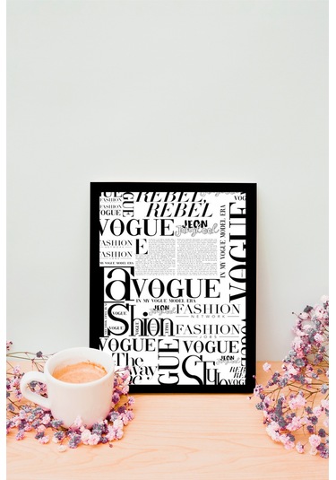 Modern Sanatsal Bohem Temalı Ahşap Çerçeve Görünümlü Mdf Tablo