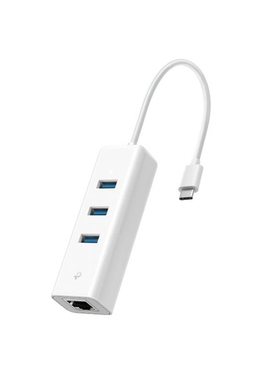 Tp-lınk Ue330c Usb Type-c 3-port Hub Ve Gigabit Ethernet Adaptörü