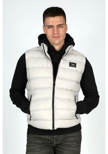 Lee Cooper Bristol Erkek Dik Yaka Yelek Taş-20022 Taş