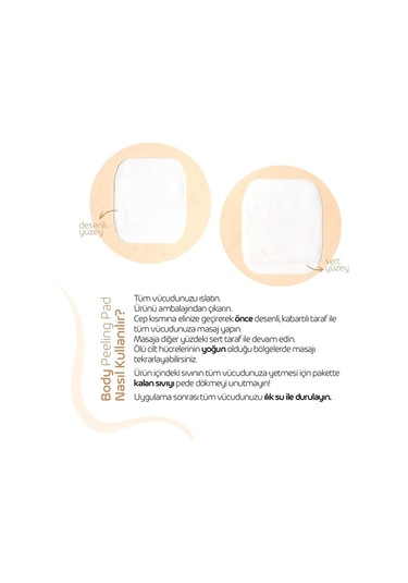 Mjcare Strong Vücut Peeling Pad 3'lü
