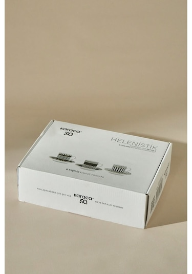 Karaca  Helenistik 6 Kişilik Kahve Fincanı 80 ml