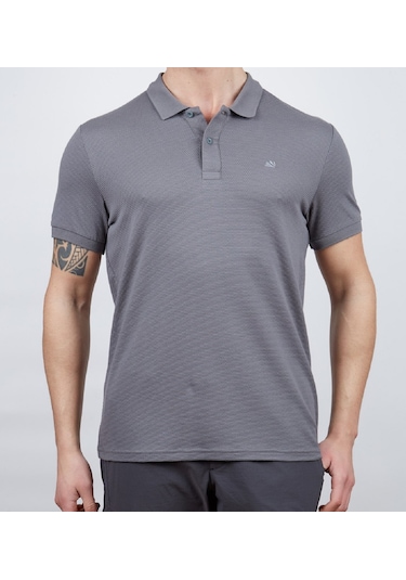 Alpinist Roc Erkek Polo T-shirt 600603 Antrasit