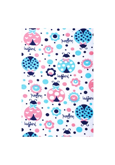 6lı Kız Çocuk İp Askılı Desenli Atlet Pamuklu Rengarenk Sdf