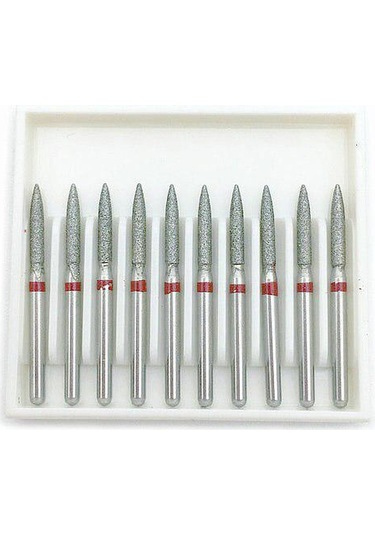 10 Adet/takım Diş Elmas Burs Matkaplar Yüksek Hızlı El Aleti Parlatma Beyazlatma Ürün Diş Burs Matkap Fo-21f