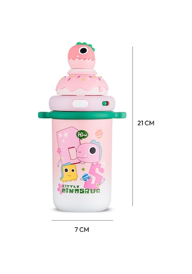 Emsan Baby Dinazor Termos Pembe 450 Ml Pembe