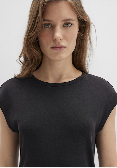 Mavi - Siyah Midi Elbise 1310776-900 Siyah