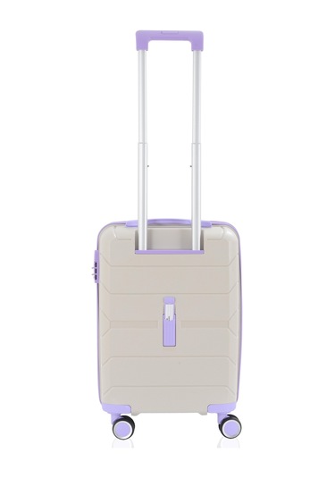 Mçs Polipropilen Valiz V366 55 Cm S20sy100004155 10729 Kemik/lila Kemik - Lila