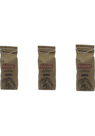 Katmer Tam Buğday Unu 3 x 1 KG