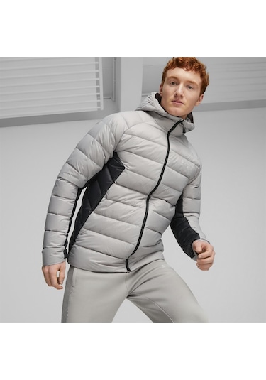 Puma Packlite Hooded Down Jacket Erkek Mont-gri