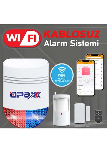 Opax Kablosuz Ekonomik Alarm