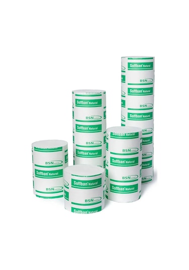 Soffban Natural Alçı Altı ve Lenf Bandajı Pamuğu 5cm x 2,7m
