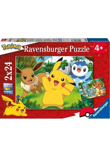 56682 Pokemon 2x24 Parça Ravensburger Puzzle