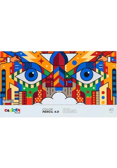 Carioca Plus 4.0 Kuru Boya Kalemi 40'lı
