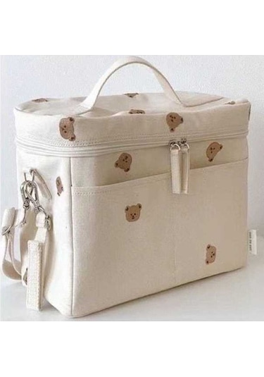 Moly Beyaz Su Geçirmez Organizatör Çanta, Bebek Arabası Anne Çantası, Soğutucu, Isı Yalıtım, Bebek Bezi Kese, N11 En Ucuz Fiyatlar Beyaz