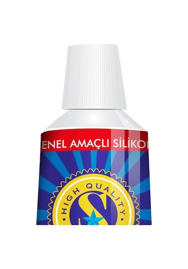 Stern Genel Amaçlı Tüp Silikon 50 Gr Şeffaf -40 +180 Şeffaf Şeffaf