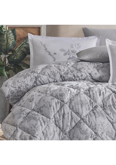 Clasy Ranforce Uyku Seti Çift Kişilik Messina V1 Gri