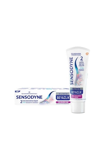 Sensodyne Klinik Beyazlık Diş Lekelerine Karşı Diş Macunu 75 Ml X