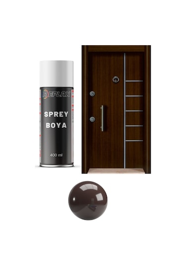 Kahverengi Çelik Kapı Sprey Boyası 400 Ml.