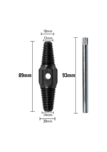 Çift Taraflı Ters Kılavuz Hasarlı Cıvata Vida Boru