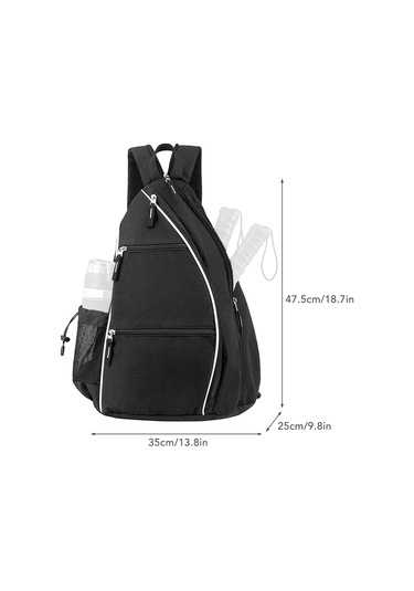 Pickleball Sırt Çantası Ayarlanabilir Sling Çanta Pickleball,çok Renkli Diğer Çok Renkli