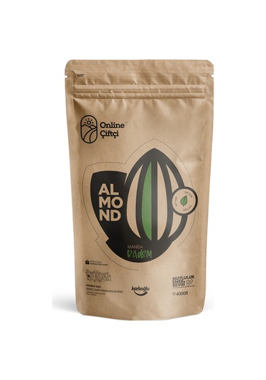 Online Çiftçi Çiğ Yerli Badem 400 G