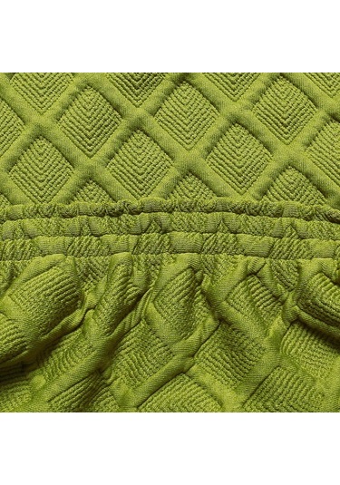 Vkemall Yeşil Koltuk Kılıfı, Genişletilebilir Tek Parça, Yumuşak Kumaş, Yemek Odası Sandalyesi Koruyucu, Tekli Paket Çok Renkli