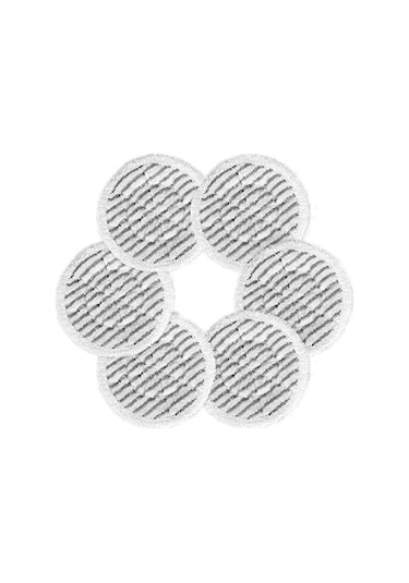 Geeroyoo Shark Buhar Paspası Yedek Pedi 6'lı Paket - S7001, S7000amz, S7000 Serisi İçin, Fayans Temizliği İdeal